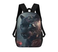 sinyumoney Sac À Dos Imprimé En 3D 17inch Black Panther Fantasy Sac D'école Léger Pour Enfants, Idéal Pour Les Voyages Et Les Cours, Pour Les Collégiens Et Collégiens
