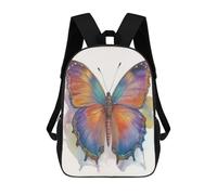 sinyumoney Sac À Dos Imprimé En 3D 17inch Colorful Butterfly Sac D'école Léger Pour Enfants, Idéal Pour Les Voyages Et Les Cours, Pour Les Collégiens Et Collégiens