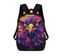 sinyumoney Sac À Dos Imprimé En 3D 17inch Colorful Eagle Illustration Sac D'école Léger Pour Enfants, Idéal Pour Les Voyages Et Les Cours, Pour Les Collégiens Et Collégiens