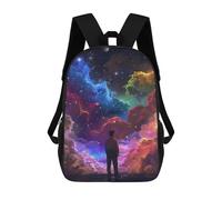 sinyumoney Sac À Dos Imprimé En 3D 17inch Colorful Sky Dreamscape Sac D'école Léger Pour Enfants, Idéal Pour Les Voyages Et Les Cours, Pour Les Collégiens Et Collégiens