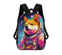 sinyumoney Sac À Dos Imprimé En 3D 17inch Cosmic Canine Explorer-6 Sac D'école Léger Pour Enfants, Idéal Pour Les Voyages Et Les Cours, Pour Les Collégiens Et Collégiens
