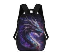 sinyumoney Sac À Dos Imprimé En 3D 17inch Cosmic Dragon Art Print-7 Sac D'école Léger Pour Enfants, Idéal Pour Les Voyages Et Les Cours, Pour Les Collégiens Et Collégiens