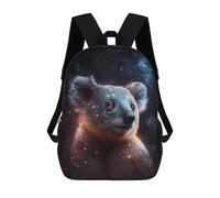 sinyumoney Sac À Dos Imprimé En 3D 17inch Cosmic Koala Portrait-1 Sac D'école Léger Pour Enfants, Idéal Pour Les Voyages Et Les Cours, Pour Les Collégiens Et Collégiens