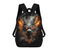 sinyumoney Sac À Dos Imprimé En 3D 17inch Dragon Head Art Print -3 Sac D'école Léger Pour Enfants, Idéal Pour Les Voyages Et Les Cours, Pour Les Collégiens Et Collégiens