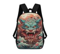 sinyumoney Sac À Dos Imprimé En 3D 17inch Dragon's Roar Mythical Artwork Sac D'école Léger Pour Enfants, Idéal Pour Les Voyages Et Les Cours, Pour Les Collégiens Et Collégiens
