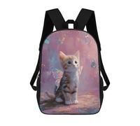 sinyumoney Sac À Dos Imprimé En 3D 17inch Enchanted Fairy Kitten Sac D'école Léger Pour Enfants, Idéal Pour Les Voyages Et Les Cours, Pour Les Collégiens Et Collégiens