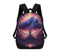 sinyumoney Sac À Dos Imprimé En 3D 17inch Enchanted Tree of Lightning -1 Sac D'école Léger Pour Enfants, Idéal Pour Les Voyages Et Les Cours, Pour Les Collégiens Et Collégiens