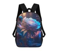 sinyumoney Sac À Dos Imprimé En 3D 17inch Floral Composition Sac D'école Léger Pour Enfants, Idéal Pour Les Voyages Et Les Cours, Pour Les Collégiens Et Collégiens