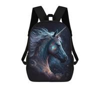 sinyumoney Sac À Dos Imprimé En 3D 17inch Galactic Unicorn Fantasy Art -7 Sac D'école Léger Pour Enfants, Idéal Pour Les Voyages Et Les Cours, Pour Les Collégiens Et Collégiens