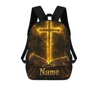 sinyumoney Sac À Dos Imprimé En 3D 17inch Glory Cross Bible Cover Sac D'école Léger Pour Enfants, Idéal Pour Les Voyages Et Les Cours, Pour Les Collégiens Et Collégiens