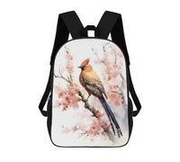 sinyumoney Sac À Dos Imprimé En 3D 17inch Golden Pheasant Watercolor Sac D'école Léger Pour Enfants, Idéal Pour Les Voyages Et Les Cours, Pour Les Collégiens Et Collégiens