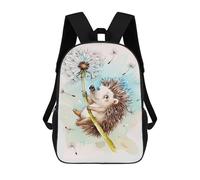 sinyumoney Sac À Dos Imprimé En 3D 17inch Hedgehog with Dandelion Seed Sac D'école Léger Pour Enfants, Idéal Pour Les Voyages Et Les Cours, Pour Les Collégiens Et Collégiens