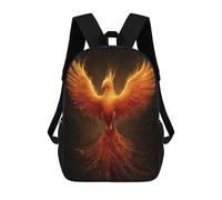 sinyumoney Sac À Dos Imprimé En 3D 17inch Phoenix Rising Mythical Firebird Artwork -1 Sac D'école Léger Pour Enfants, Idéal Pour Les Voyages Et Les Cours, Pour Les Collégiens Et Collégiens