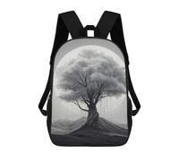 sinyumoney Sac À Dos Imprimé En 3D 17inch Silent Sentinel Sac D'école Léger Pour Enfants, Idéal Pour Les Voyages Et Les Cours, Pour Les Collégiens Et Collégiens