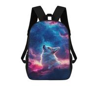 sinyumoney Sac À Dos Imprimé En 3D 17inch Space Pup Adventure -1 Sac D'école Léger Pour Enfants, Idéal Pour Les Voyages Et Les Cours, Pour Les Collégiens Et Collégiens