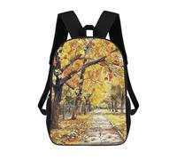 sinyumoney Sac À Dos Imprimé En 3D 17inch Urban Autumn Walk Sac D'école Léger Pour Enfants, Idéal Pour Les Voyages Et Les Cours, Pour Les Collégiens Et Collégiens