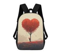 sinyumoney Sac À Dos Imprimé En 3D 17inch Valentines Day Love Sac D'école Léger Pour Enfants, Idéal Pour Les Voyages Et Les Cours, Pour Les Collégiens Et Collégiens