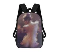 sinyumoney Sac À Dos Imprimé En 3D Abstract Human Form Painting -1 Sacs D'école Pour Enfants, Sacs À Livres, Sac À Dos De Voyage Léger, Sac D'école Pour Garçons Et Filles, Élèves Du Collège 17inch