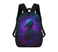 sinyumoney Sac À Dos Imprimé En 3D Alien in The Deep Sacs D'école Pour Enfants, Sacs À Dos Grande Capacité Pour Les Voyages, Sacs À Livres Tendance, Sac À Dos Garçon Fille 17inch