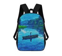 sinyumoney Sac À Dos Imprimé En 3D Alone Is My Life Sacs D'école Pour Enfants, Sacs À Livres, Sac À Dos De Voyage Léger, Sac D'école Pour Garçons Et Filles, Élèves Du Collège 17inch