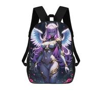sinyumoney Sac À Dos Imprimé En 3D Anime Angel with Wings And Armor Sacs D'école Pour Enfants, Sacs À Dos Grande Capacité Pour Les Voyages, Sacs À Livres Tendance, Sac À Dos Garçon Fille 17inch