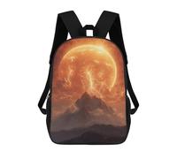 sinyumoney Sac À Dos Imprimé En 3D Apocalyptic Mountain Sunset Sacs D'école Pour Enfants, Sacs À Dos Grande Capacité Pour Les Voyages, Sacs À Livres Tendance, Sac À Dos Garçon Fille 17inch