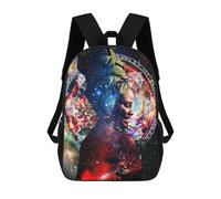 sinyumoney Sac À Dos Imprimé En 3D Astral Essence Cosmic Portrait Sacs D'école Pour Enfants, Sacs À Dos Grande Capacité Pour Les Voyages, Sacs À Livres Tendance, Sac À Dos Garçon Fille 17inch