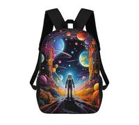 sinyumoney Sac À Dos Imprimé En 3D Astronaut in Cosmic Garden Sacs D'école Pour Enfants, Sacs À Dos Grande Capacité Pour Les Voyages, Sacs À Livres Tendance, Sac À Dos Garçon Fille 17inch