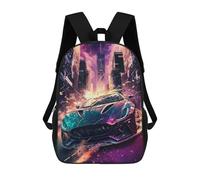 sinyumoney Sac À Dos Imprimé En 3D City Car Speed Artwork Sacs D'école Pour Enfants, Sacs À Dos Grande Capacité Pour Les Voyages, Sacs À Livres Tendance, Sac À Dos Garçon Fille 17inch