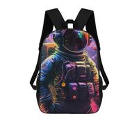sinyumoney Sac À Dos Imprimé En 3D Colorful Astronaut in Space -4 Sacs D'école Pour Enfants, Sacs À Dos Grande Capacité Pour Les Voyages, Sacs À Livres Tendance, Sac À Dos Garçon Fille 17inch