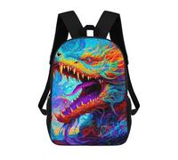 sinyumoney Sac À Dos Imprimé En 3D Colorful Dragon Artwork Sacs D'école Pour Enfants, Sacs À Dos Grande Capacité Pour Les Voyages, Sacs À Livres Tendance, Sac À Dos Garçon Fille 17inch