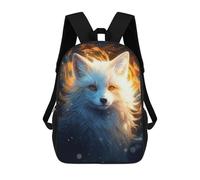 sinyumoney Sac À Dos Imprimé En 3D Cosmic Celestial Fox Sacs D'école Pour Enfants, Sacs À Dos Grande Capacité Pour Les Voyages, Sacs À Livres Tendance, Sac À Dos Garçon Fille 17inch