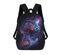 sinyumoney Sac À Dos Imprimé En 3D Cosmic Rose Bloom-2 Sacs D'école Pour Enfants, Sacs À Livres, Sac À Dos De Voyage Léger, Sac D'école Pour Garçons Et Filles, Élèves Du Collège 17inch