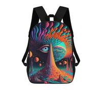 sinyumoney Sac À Dos Imprimé En 3D Cosmic Tree Sacs D'école Pour Enfants, Sacs À Livres, Sac À Dos De Voyage Léger, Sac D'école Pour Garçons Et Filles, Élèves Du Collège 17inch