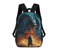 sinyumoney Sac À Dos Imprimé En 3D Dragon's Breath Ancient Temple Sacs D'école Pour Enfants, Sacs À Livres, Sac À Dos De Voyage Léger, Sac D'école Pour Garçons Et Filles, Élèves Du Collège 17inch