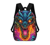 sinyumoney Sac À Dos Imprimé En 3D Dragon's Fiery Roar -7 Sacs D'école Pour Enfants, Sacs À Dos Grande Capacité Pour Les Voyages, Sacs À Livres Tendance, Sac À Dos Garçon Fille 17inch