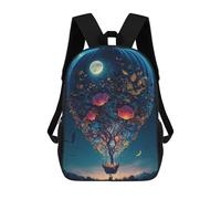 sinyumoney Sac À Dos Imprimé En 3D Enchanted Night Balloon Flight Sacs D'école Pour Enfants, Sacs À Dos Grande Capacité Pour Les Voyages, Sacs À Livres Tendance, Sac À Dos Garçon Fille 17inch