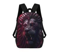 sinyumoney Sac À Dos Imprimé En 3D Fiery Lion Roar Sacs D'école Pour Enfants, Sacs À Dos Grande Capacité Pour Les Voyages, Sacs À Livres Tendance, Sac À Dos Garçon Fille 17inch