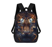 sinyumoney Sac À Dos Imprimé En 3D Flaming Tiger Portrait -19 Sacs D'école Pour Enfants, Sacs À Dos Grande Capacité Pour Les Voyages, Sacs À Livres Tendance, Sac À Dos Garçon Fille 17inch
