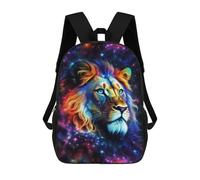sinyumoney Sac À Dos Imprimé En 3D Galactic Lion Majesty -13 Sacs D'école Pour Enfants, Sacs À Livres, Sac À Dos De Voyage Léger, Sac D'école Pour Garçons Et Filles, Élèves Du Collège 17inch