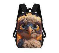 sinyumoney Sac À Dos Imprimé En 3D Golden Eagle Chick Close-Up Sacs D'école Pour Enfants, Sacs À Dos Grande Capacité Pour Les Voyages, Sacs À Livres Tendance, Sac À Dos Garçon Fille 17inch