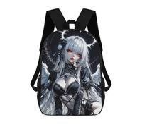 sinyumoney Sac À Dos Imprimé En 3D Gothic Anime Angel Sacs D'école Pour Enfants, Sacs À Dos Grande Capacité Pour Les Voyages, Sacs À Livres Tendance, Sac À Dos Garçon Fille 17inch
