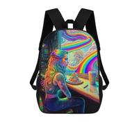 sinyumoney Sac À Dos Imprimé En 3D Highgaze Sacs D'école Pour Enfants, Sacs À Livres, Sac À Dos De Voyage Léger, Sac D'école Pour Garçons Et Filles, Élèves Du Collège 17inch