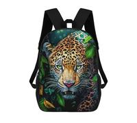 sinyumoney Sac À Dos Imprimé En 3D Jaguar in The Jungle-6 Sacs D'école Pour Enfants, Sacs À Dos Grande Capacité Pour Les Voyages, Sacs À Livres Tendance, Sac À Dos Garçon Fille 17inch