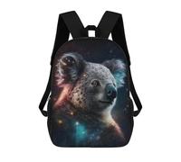 sinyumoney Sac À Dos Imprimé En 3D Koala in Space Sacs D'école Pour Enfants, Sacs À Livres, Sac À Dos De Voyage Léger, Sac D'école Pour Garçons Et Filles, Élèves Du Collège 17inch