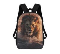 sinyumoney Sac À Dos Imprimé En 3D Lion in The Wave Sacs D'école Pour Enfants, Sacs À Dos Grande Capacité Pour Les Voyages, Sacs À Livres Tendance, Sac À Dos Garçon Fille 17inch