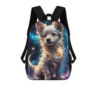 sinyumoney Sac À Dos Imprimé En 3D Magical Cosmic Pup Sacs D'école Pour Enfants, Sacs À Dos Grande Capacité Pour Les Voyages, Sacs À Livres Tendance, Sac À Dos Garçon Fille 17inch