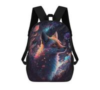 sinyumoney Sac À Dos Imprimé En 3D Magical Fox in Starry Night -1 Sacs D'école Pour Enfants, Sacs À Dos Grande Capacité Pour Les Voyages, Sacs À Livres Tendance, Sac À Dos Garçon Fille 17inch