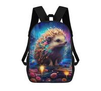 sinyumoney Sac À Dos Imprimé En 3D Magical Hedgehog in Fantasy Forest Sacs D'école Pour Enfants, Sacs À Dos Grande Capacité Pour Les Voyages, Sacs À Livres Tendance, Sac À Dos Garçon Fille 17inch