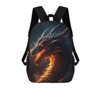 sinyumoney Sac À Dos Imprimé En 3D Old Fire Dragon Sacs D'école Pour Enfants, Sacs À Dos Grande Capacité Pour Les Voyages, Sacs À Livres Tendance, Sac À Dos Garçon Fille 17inch